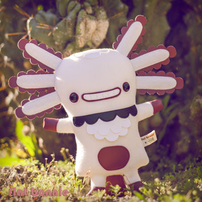 Flat Bonnie x Gary Ham - Flat Wooper Looper - Axolotl plush collaboration - First Edition