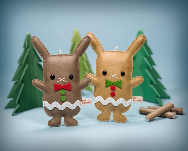 Mr. and Mrs. GingerBun - Holiday Ornaments - DesignerCon 2016 Pre-order - Ornament - Flat Bonnie - 1