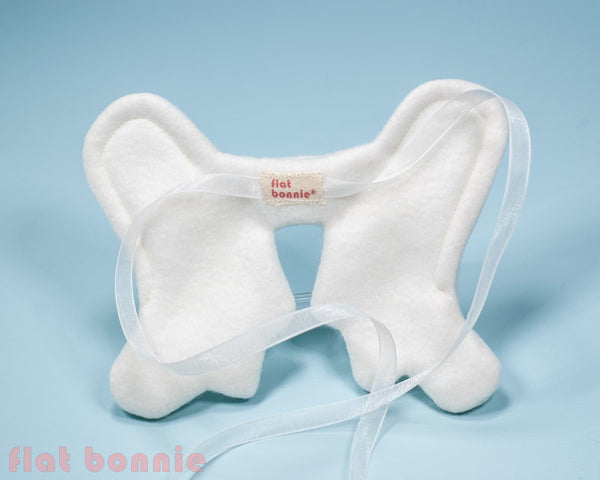 Wings - Angel wings for your Flattie - Stuffed animal accessory - Plush Non Animal - Flat Bonnie - 4