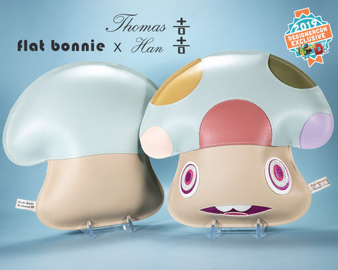 Flat Bonnie x Thomas Han Collaboration - DesignerCon 2019 Exclusive - Mushi Mushi Mushroom plush - 1