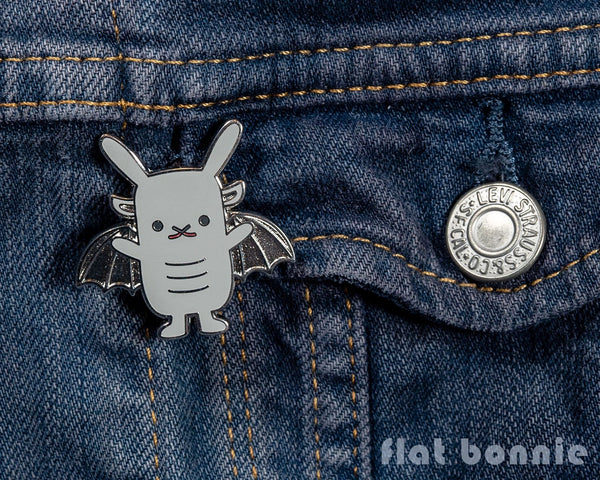 Bungoyle - Gargoyle Bunny enamel pin - Cute backpack pin - 2