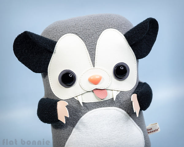 Possum-Opossum-Plush-Flat-Bonnie-Stuffed-Animal-Kawaii-Backyard-Wildlife-1