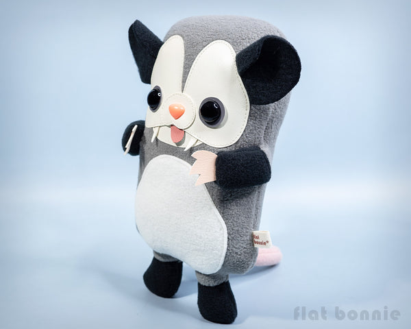 Possum-Opossum-Plush-Flat-Bonnie-Stuffed-Animal-Kawaii-Backyard-Wildlife-3