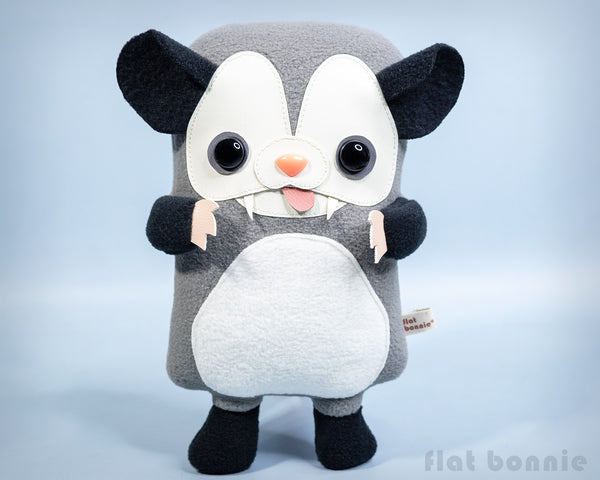 Possum-Opossum-Plush-Flat-Bonnie-Stuffed-Animal-Kawaii-Backyard-Wildlife-2