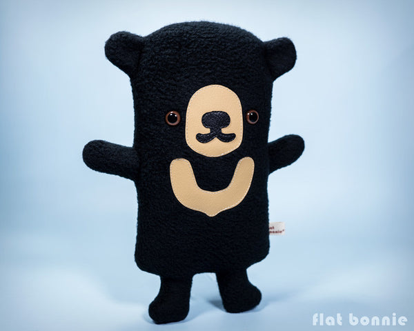 Sun Bear plush stuffed animal - Handmade Sun Bear soft toy - Plush Stuffed Animal - Flat Bonnie - 5