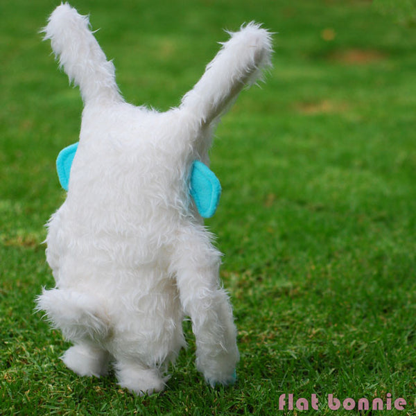 YetiBun the Yeti x Bunny plush stuffed animal - Plush Stuffed Animal - Flat Bonnie - 3