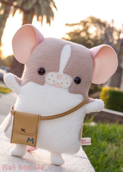 Flat Bonnie x Marty Mouse House - Travel Marty plush collaboration