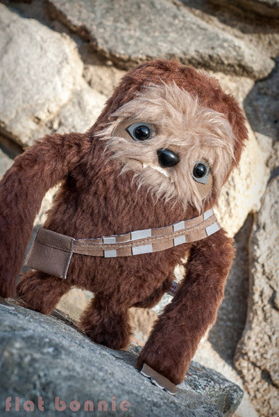 Chew-Loth - SDCC2015 preorder - Manny the Sloth in his Chewbacca cosplay - Plush Stuffed Animal - Flat Bonnie - 2