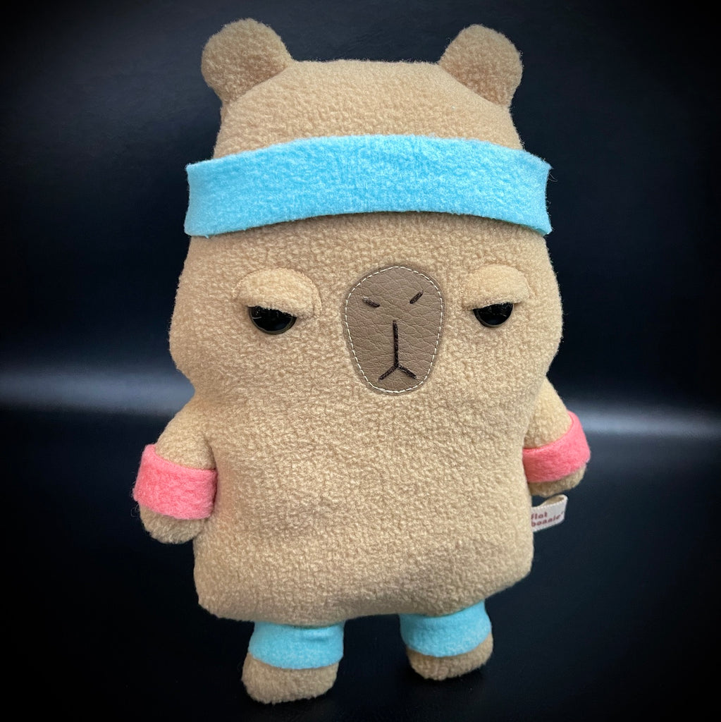 Unimpressed Capy plush - Exercise Edition β Flat Bonnie