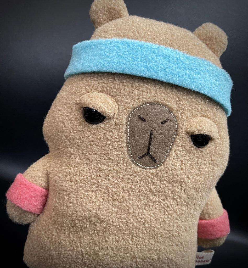 Unimpressed Capy plush - Exercise Edition β Flat Bonnie