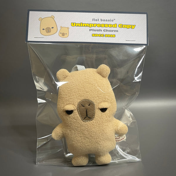 Smol Unimpressed Capy (Plush Charm) - SDCC 2026 Exclusive Pre-Order