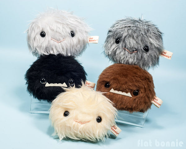 Cat hairball plush toy - Cute kitty hairball gift - Plush Non Animal - Flat Bonnie - 1