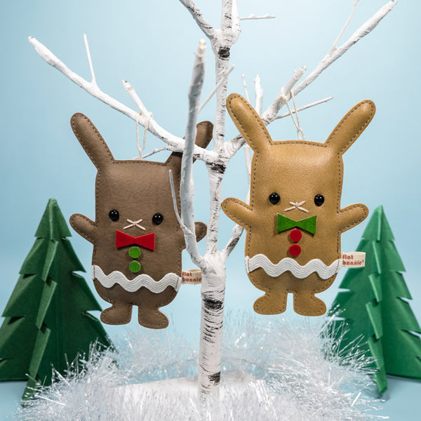 Mr. and Mrs. GingerBun - Holiday Ornaments - DesignerCon 2016 Pre-order - Ornament - Flat Bonnie - 2