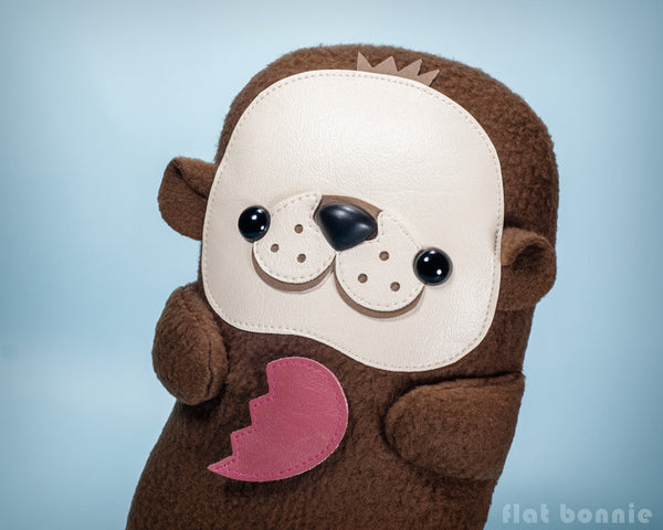 Otter plush stuffed animal - Handmade 1