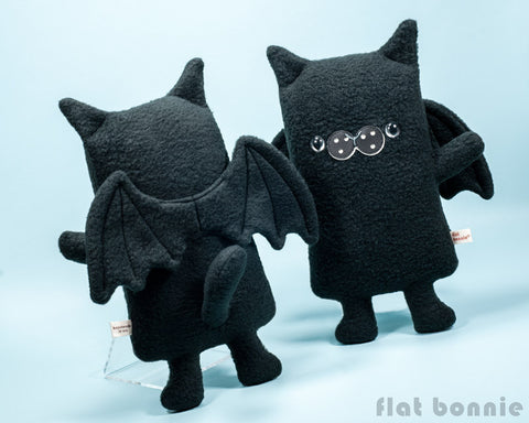BatCat the Cat x Bat plush stuffed animal - Plush Stuffed Animal - Flat Bonnie - 1