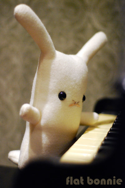 Flat Bonnie - bunny plush stuffed animal - Plush Stuffed Animal - Flat Bonnie - 5