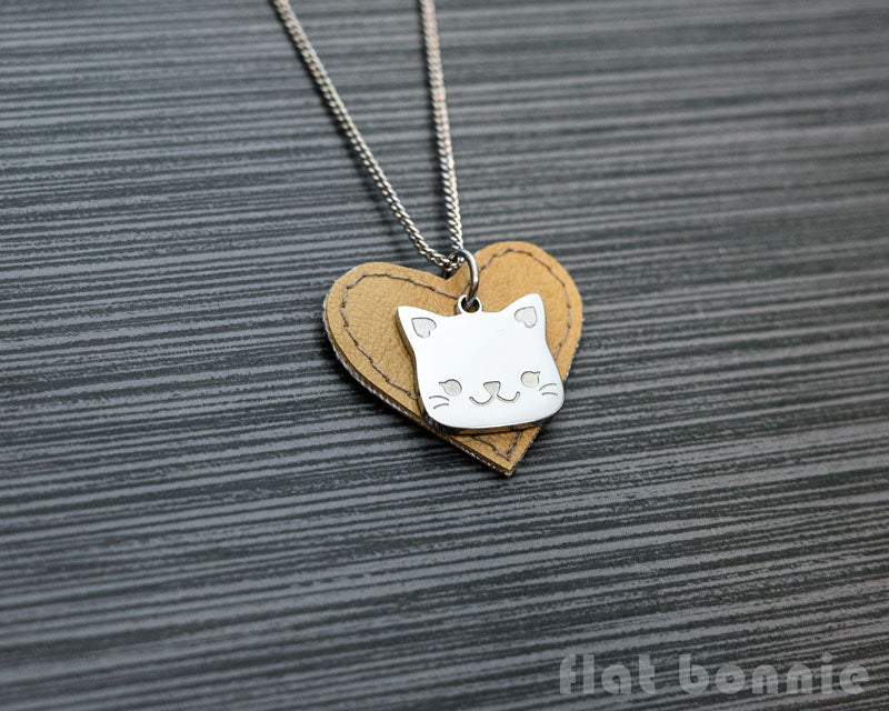 Awvialy Cute Heart Necklace