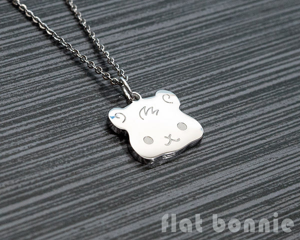 Cute animal charm necklace - Kawaii jewelry - Bunny, Dog, Cat, Guinea Pig - 3