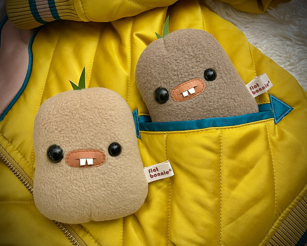 Mini Po' & Tato - Pocket sized small potato plushies – Flat Bonnie