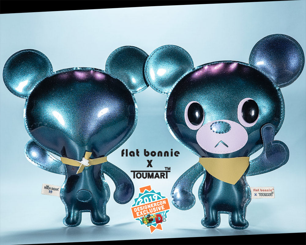 Flat Bonnie x Touma Collaboration - DesignerCon 2019 Exclusive - Hitch Bear plush - 1