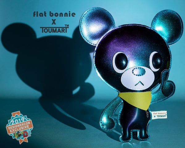 Flat Bonnie x Touma Collaboration - DesignerCon 2019 Exclusive - Hitch Bear plush - 2