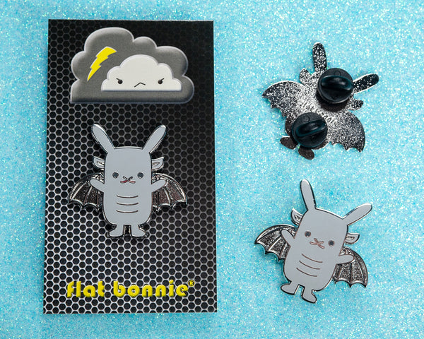 Bungoyle - Gargoyle Bunny enamel pin - Cute backpack pin - 3