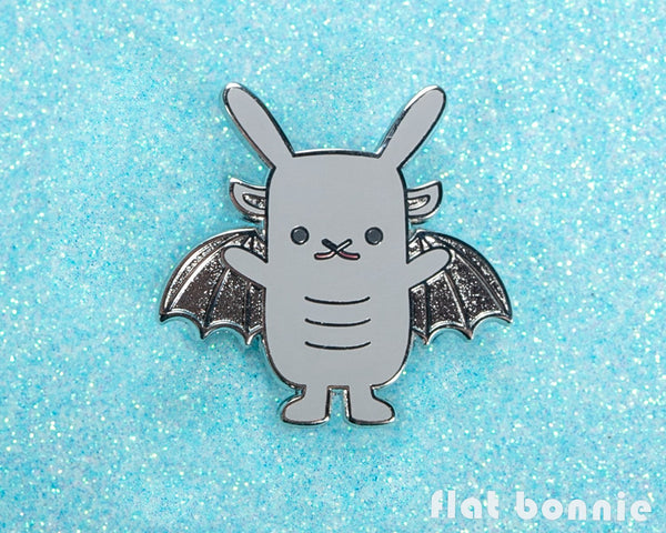 Bungoyle - Gargoyle Bunny enamel pin - Cute backpack pin - 1