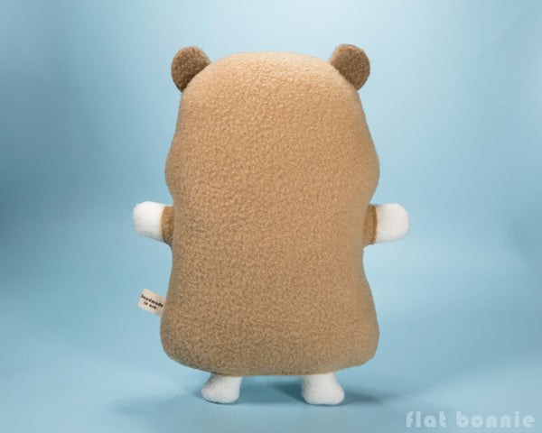Custom Hamster stuffed animal - Plush clone of your hamster - Plush Stuffed Animal - Flat Bonnie - 3