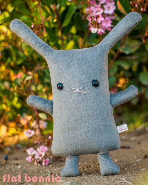 Rex Plush Rabbit Rex Bunny Rabbit - Plush Stuffed Animal - 2 colors - Super Soft Microf ...