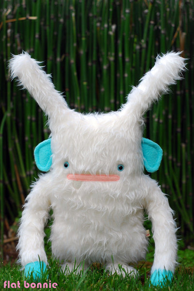 YetiBun the Yeti x Bunny plush stuffed animal - Plush Stuffed Animal - Flat Bonnie - 2