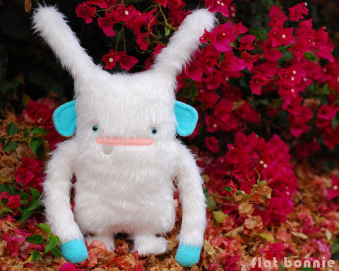 YetiBun the Yeti x Bunny plush stuffed animal - Plush Stuffed Animal - Flat Bonnie - 1
